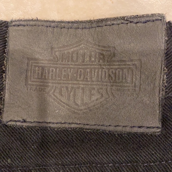 HARLEY-DAVIDSON BLACK PANTS SIZE 36/34 LENGTH 33 - Picture 10 of 10